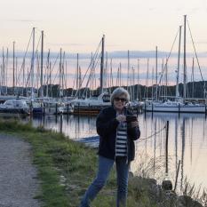 Vor dem Sportboothafen Maasholm