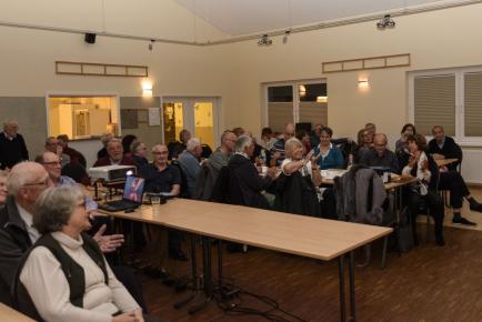 70 Besucher im Gemeinschaftshaus 2